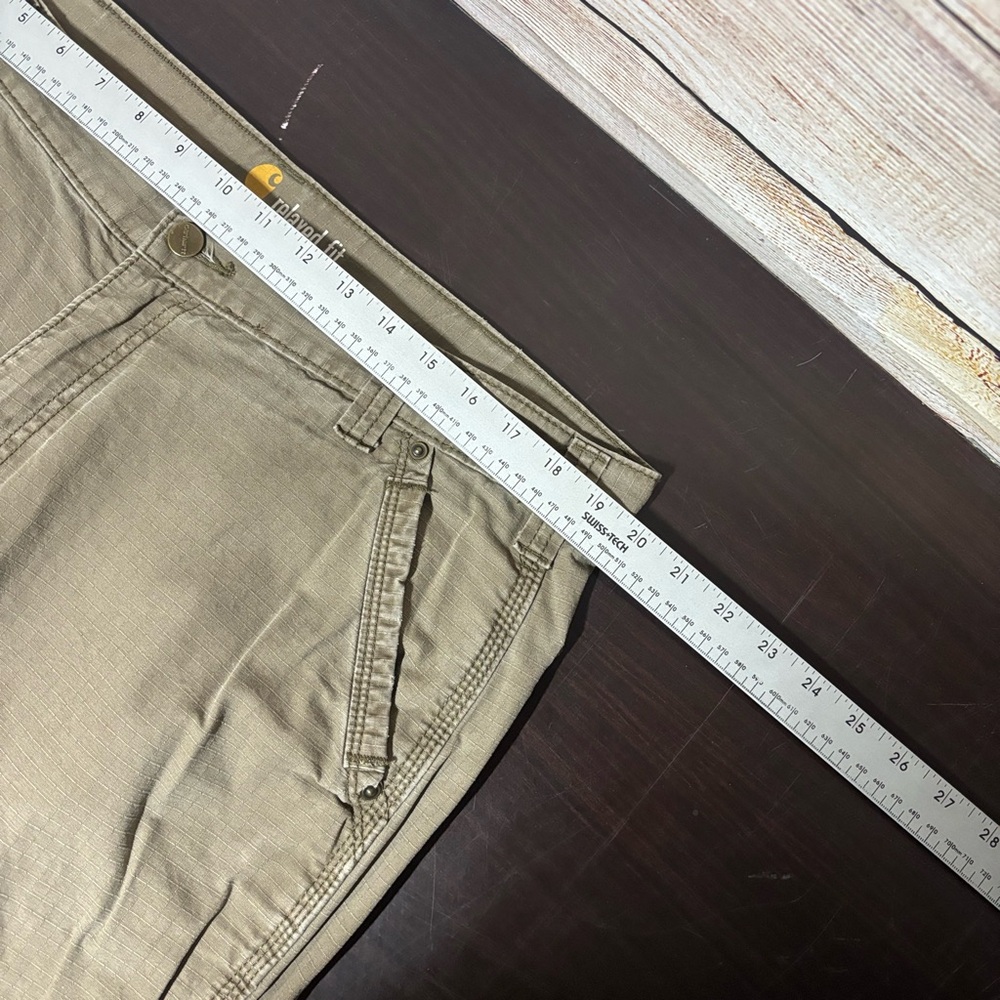 Carhartt Relaxed Fit Work Pants Men's‎ 38x36 Tan Durable Utility Workwear - Picture 11 of 11